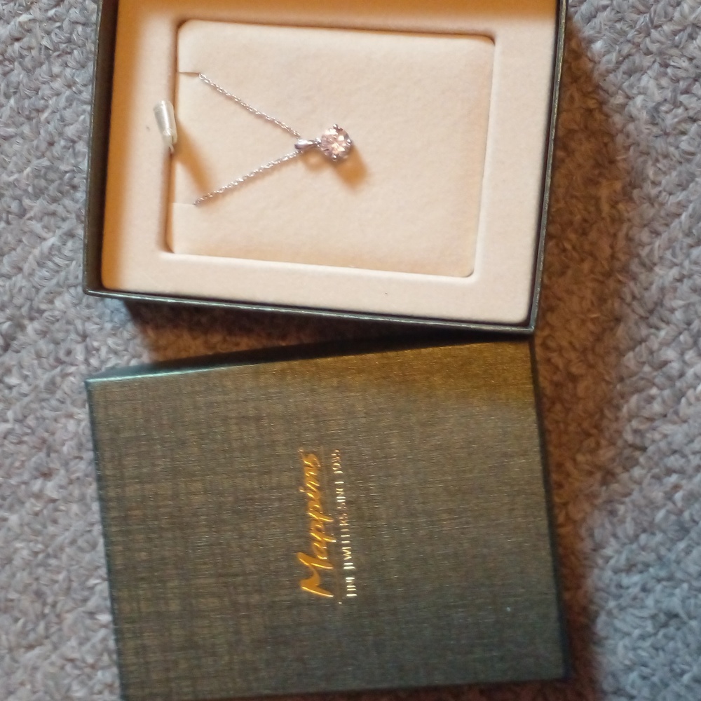 White Sapphire Necklace